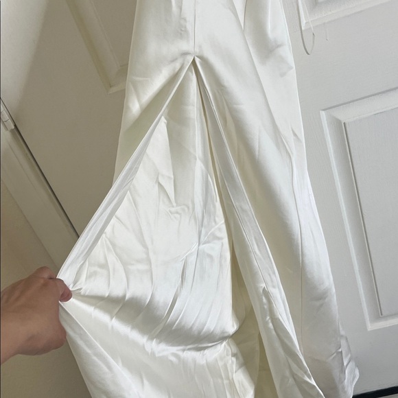 Abercrombie & Fitch Angel Sleeve O-Ring Cutout Maxi Dress XS Fairy Wedding - Picture 7 of 16